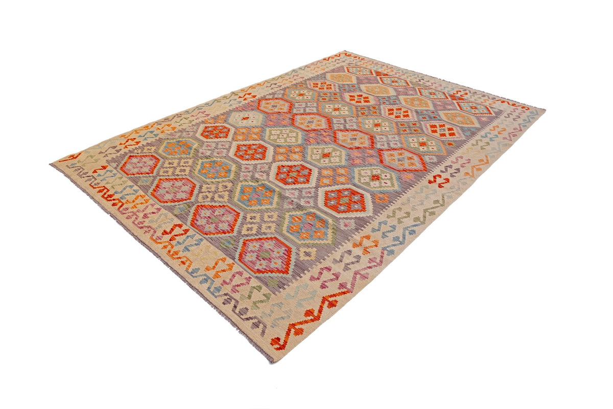 Handmade Afghan Maimana Kilim | 297 x 206 cm | 9'9" x 6'9" - Najaf Rugs & Textile