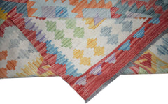 Handmade Afghan Maimana Kilim | 306 x 200 cm | 10'1" x 6'7" - Najaf Rugs & Textile