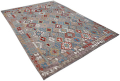 Handmade Afghan Maimana Kilim | 342 x 252 cm | 11'6" x 8'3" - Najaf Rugs & Textile