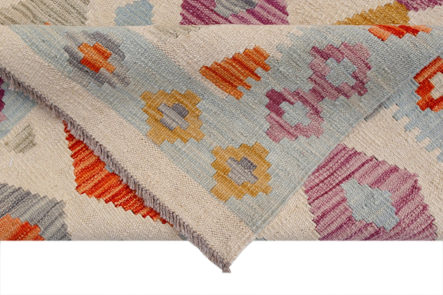 Handmade Afghan Maimana Kilim | 342 x 255 cm | 11'3" x 8'5" - Najaf Rugs & Textile