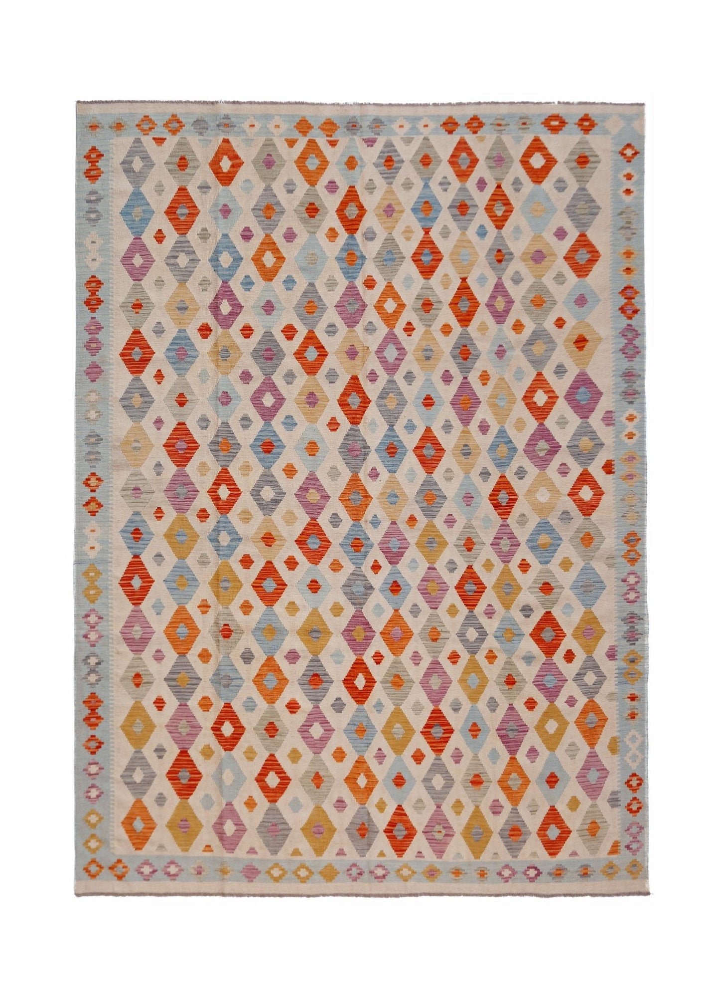 Handmade Afghan Maimana Kilim | 342 x 255 cm | 11'3" x 8'5" - Najaf Rugs & Textile
