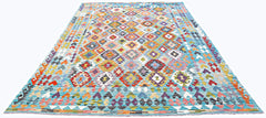 Handmade Afghan Maimana Kilim | 343 x 247 cm | 11'3" x 8'1" - Najaf Rugs & Textile
