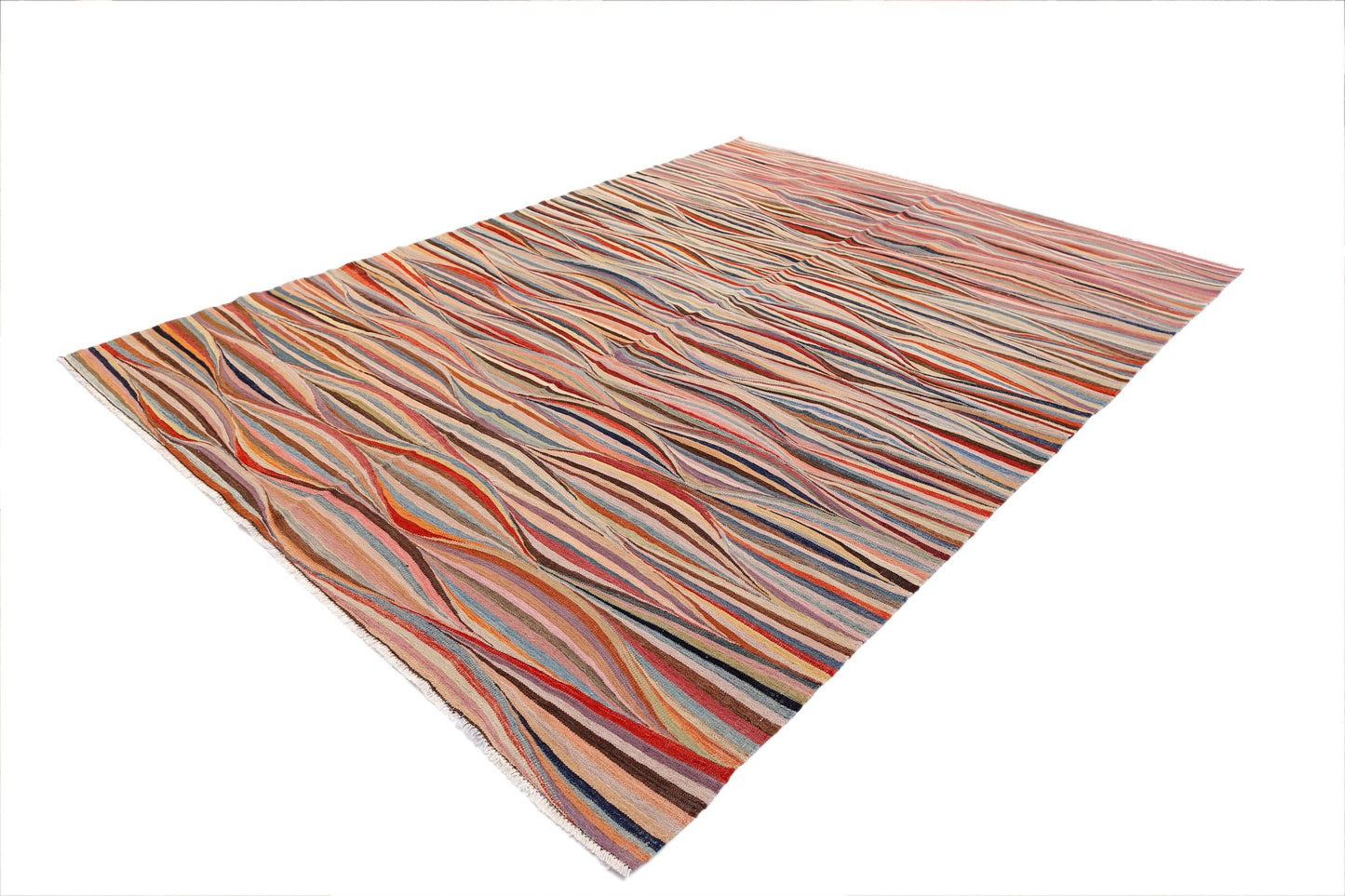 Handmade Afghan Maimana Kilim | 343 x 258 cm | 11'3" x 8'6" - Najaf Rugs & Textile