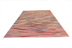 Handmade Afghan Maimana Kilim | 343 x 258 cm | 11'3" x 8'6" - Najaf Rugs & Textile