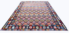 Handmade Afghan Maimana Kilim | 344 x 251 cm | 11'4" x 8'3" - Najaf Rugs & Textile