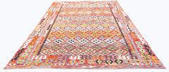 Handmade Afghan Maimana Kilim | 354 x 258 cm | 11'8" x 8'6" - Najaf Rugs & Textile