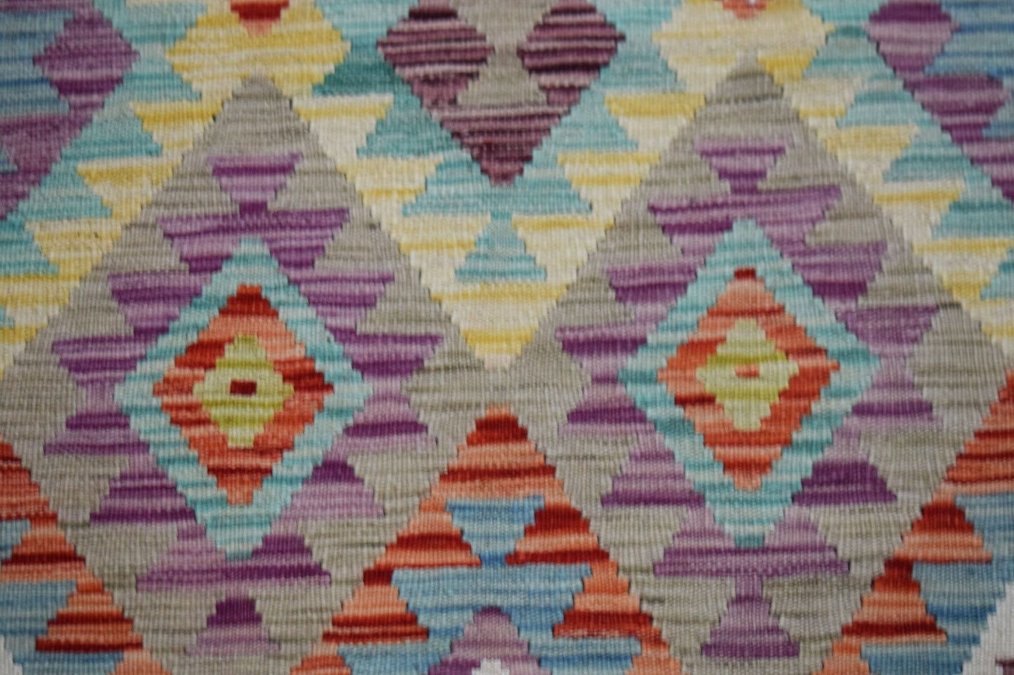 Handmade Maimana Killim Hallway Runner | 191 x 93 cm | 6'4" x 3'1" - Najaf Rugs & Textile