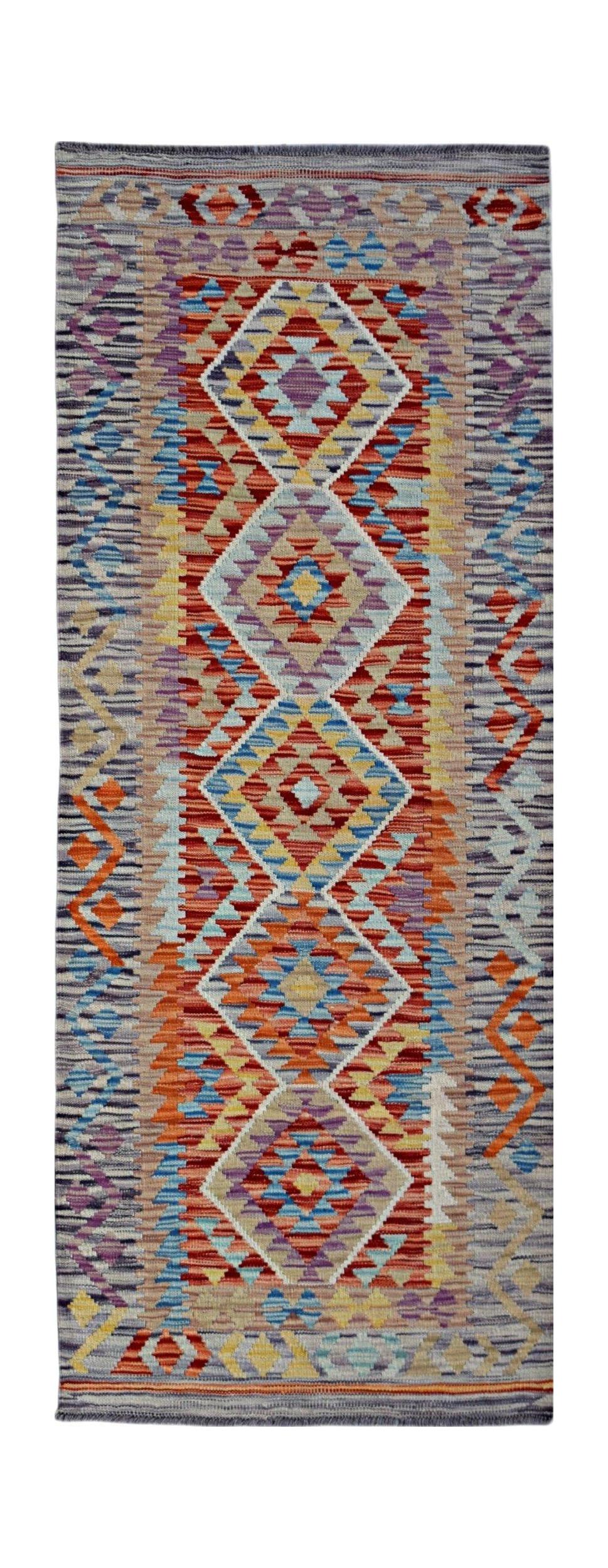 Afghan Maimana Kilim Runner