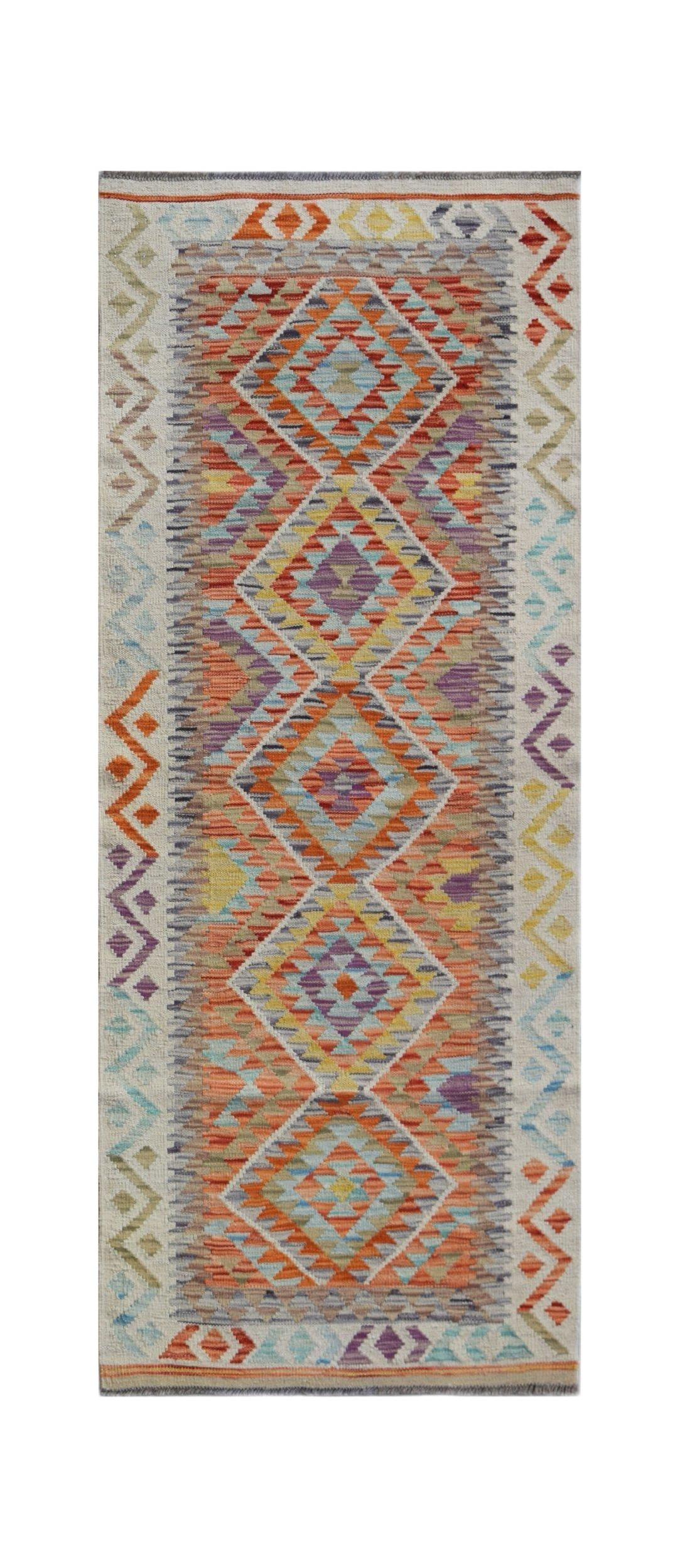 Afghan Maimana Kilim Runner