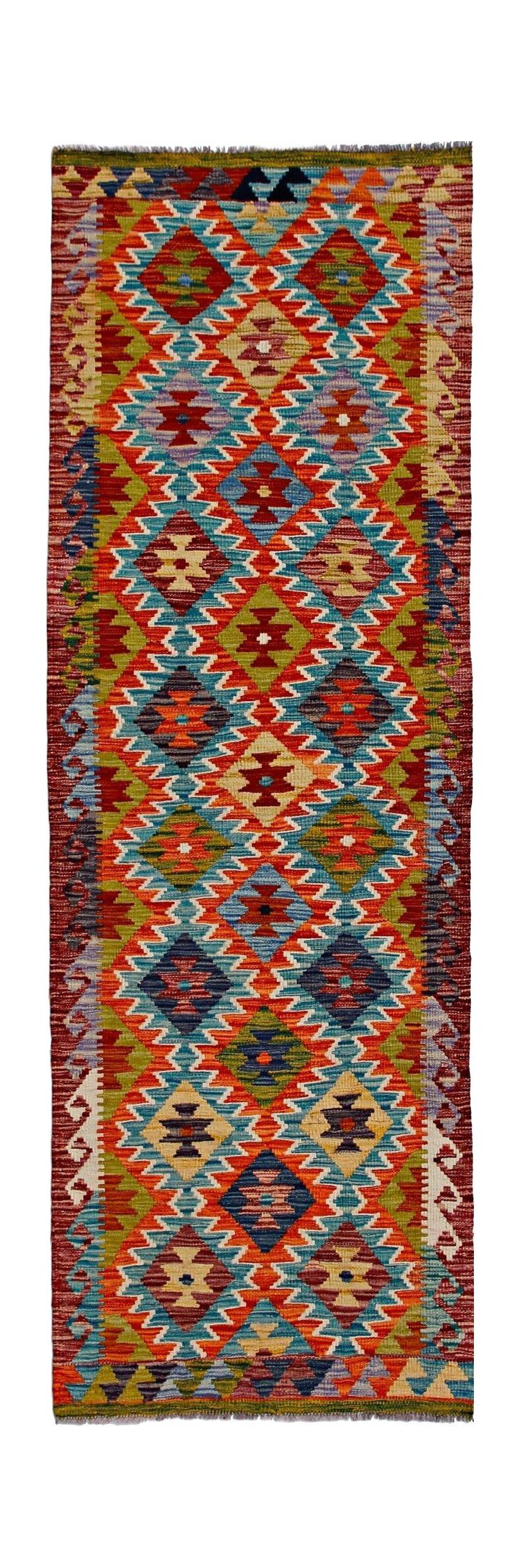 Afghan Maimana Kilim Runner