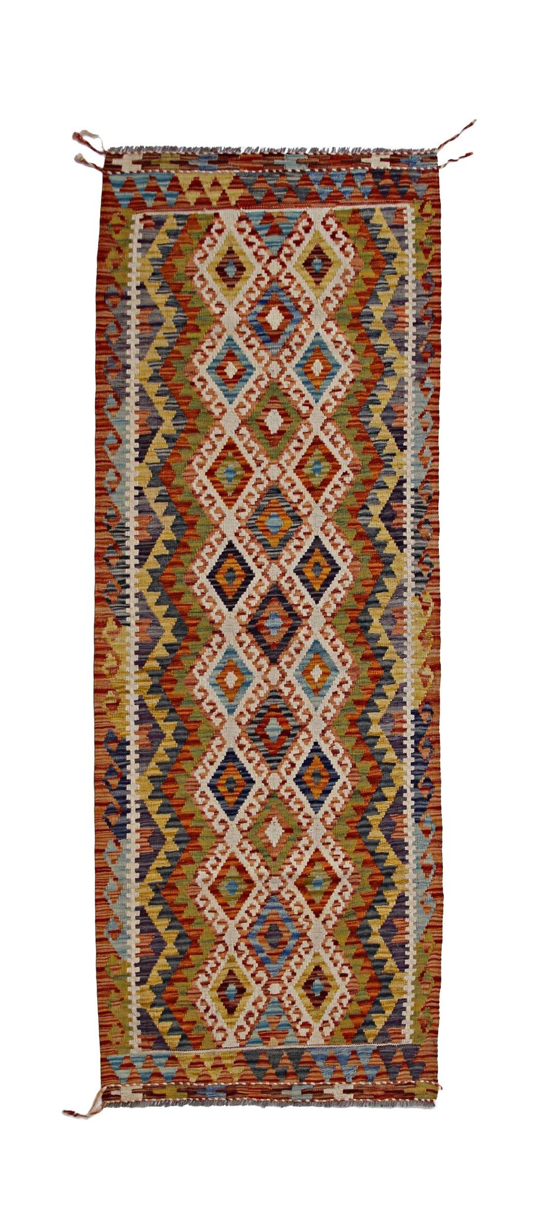 Afghan Maimana Kilim Runner