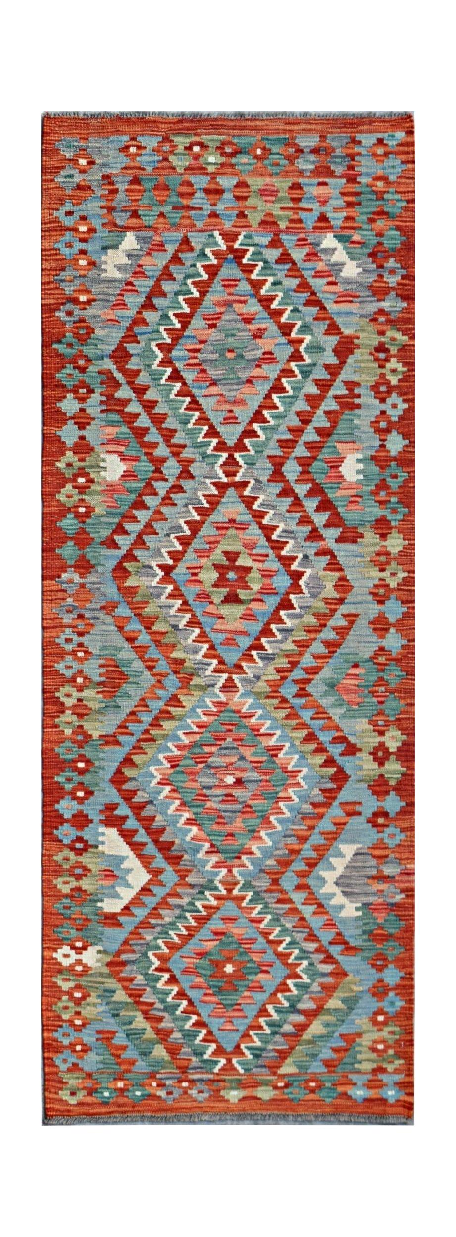 Afghan Maimana Kilim Runner