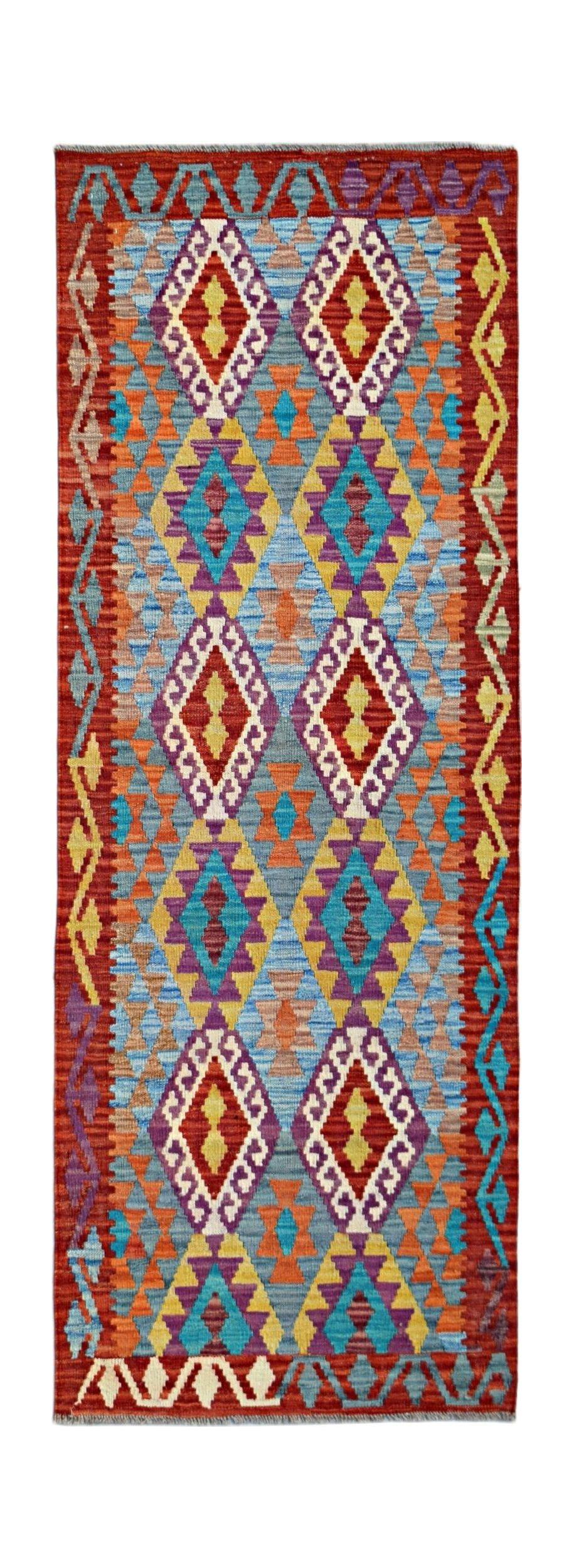 Afghan Maimana Kilim Runner