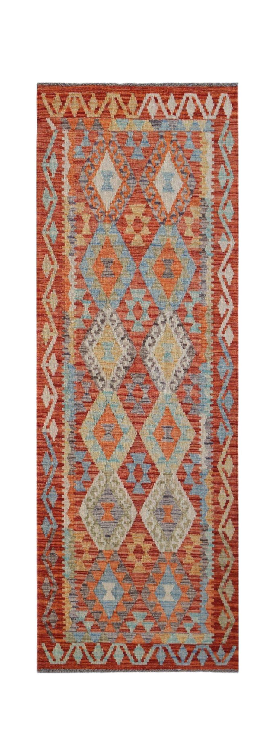 Afghan Maimana Kilim Runner