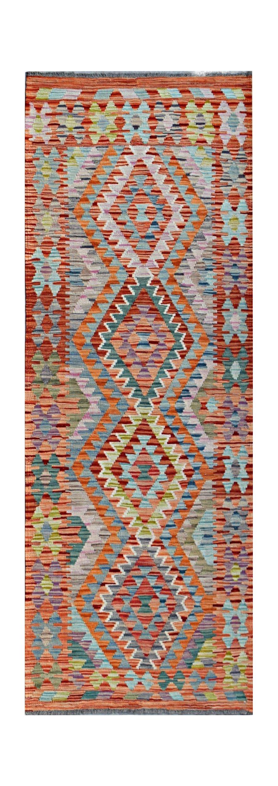 Afghan Maimana Kilim Runner
