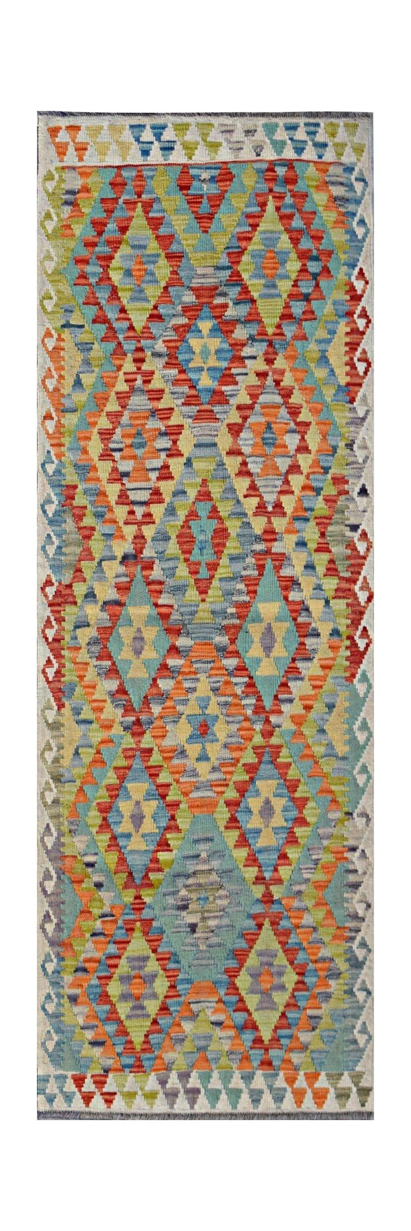 Afghan Maimana Kilim Runner