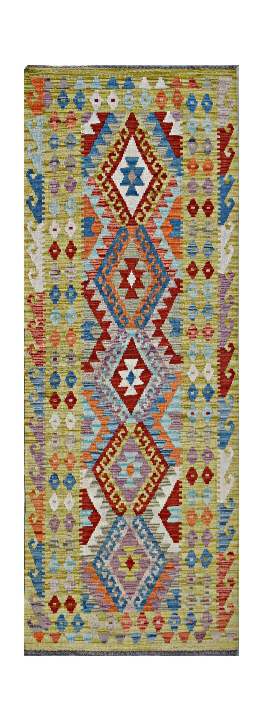Afghan Maimana Kilim Runner