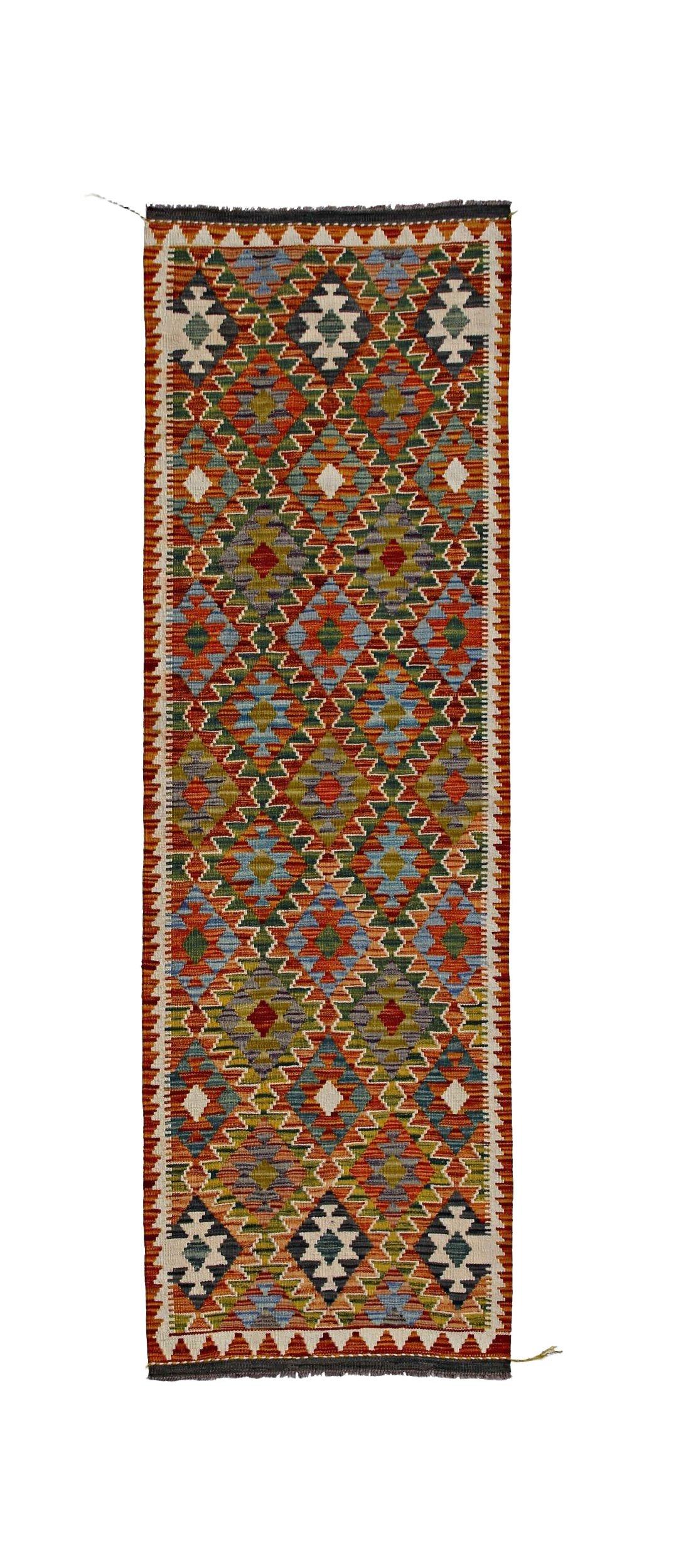 Afghan Maimana Kilim Runner