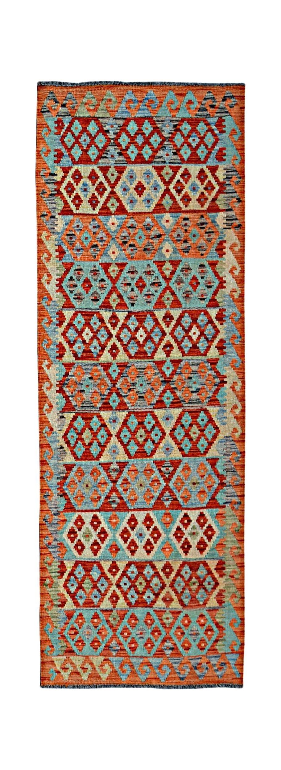 Afghan Maimana Kilim Runner