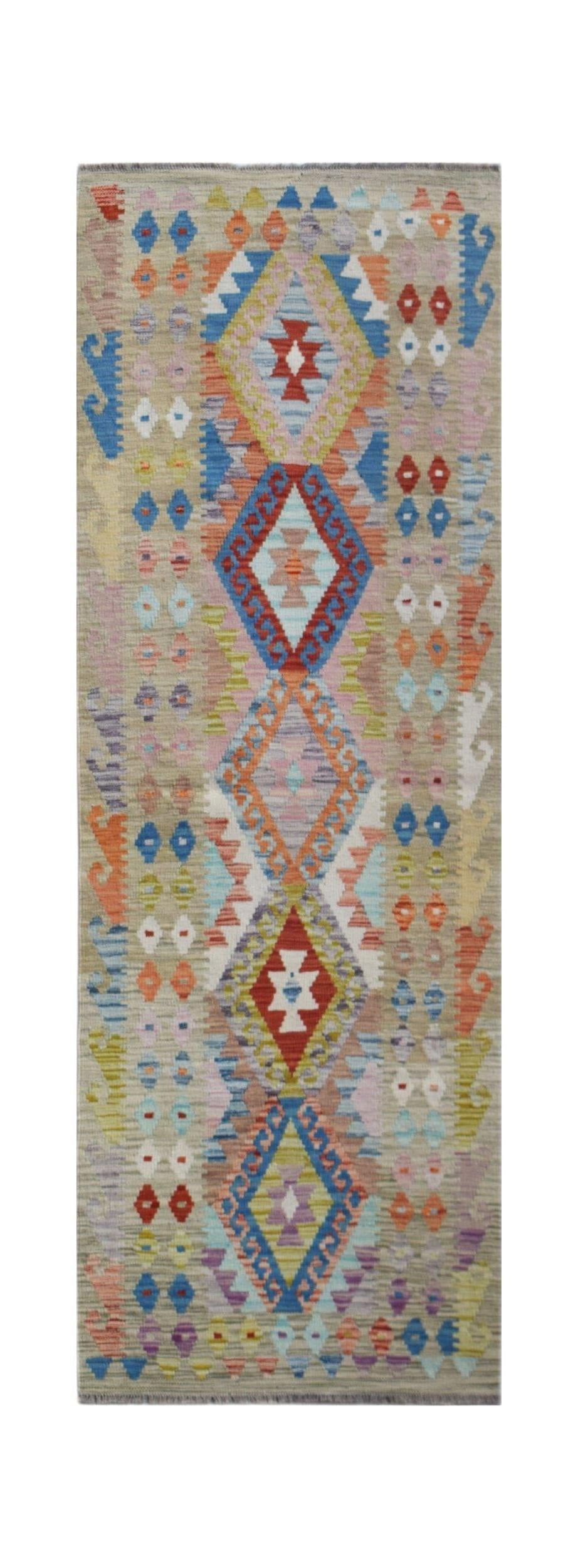 Afghan Maimana Kilim Runner