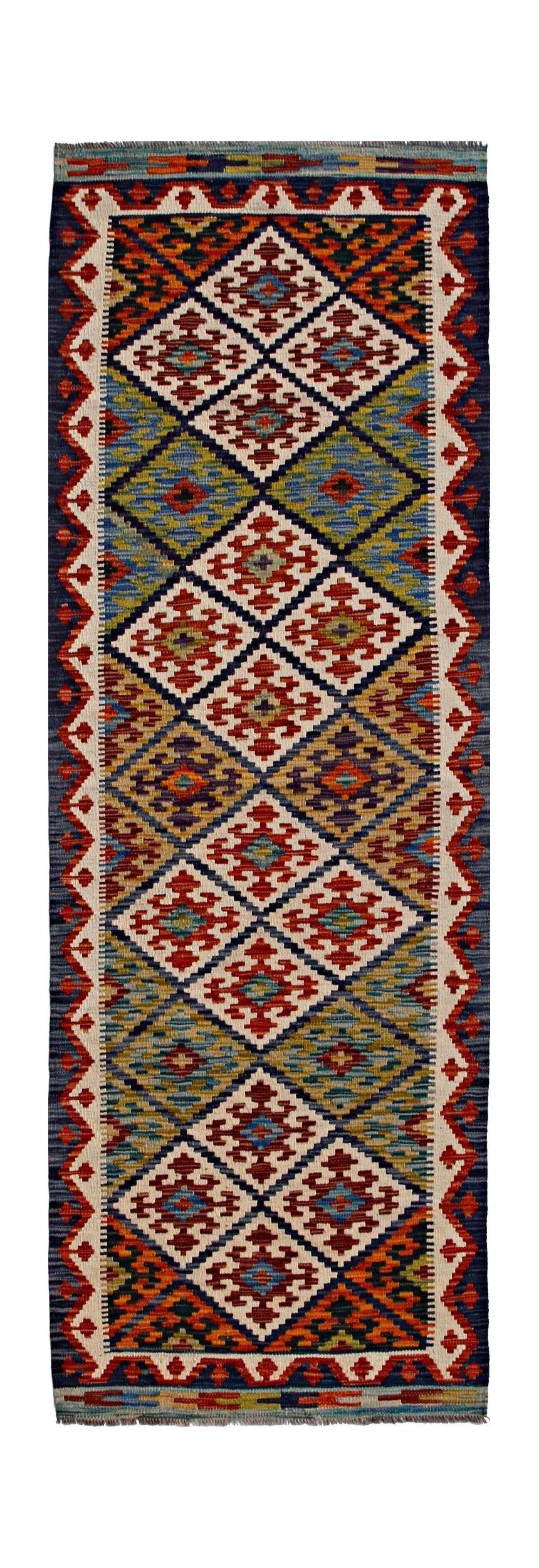 Afghan Maimana Kilim Runner