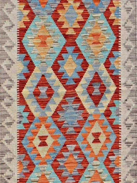 Afghan Maimana Kilim Runner