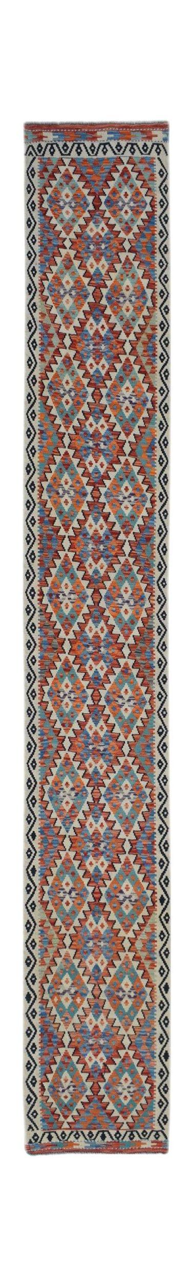 Afghan Maimana Kilim Runner