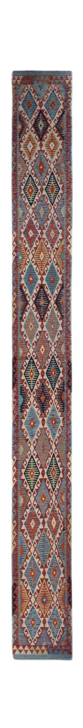 Afghan Maimana Kilim Runner
