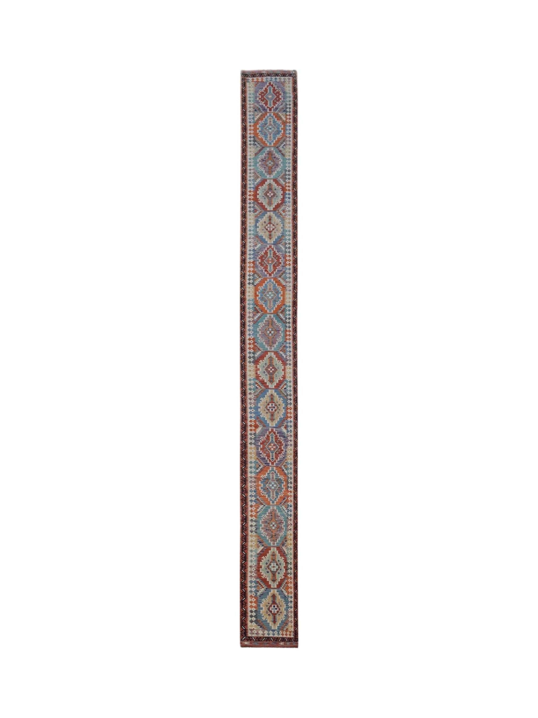Afghan Maimana Kilim Runner