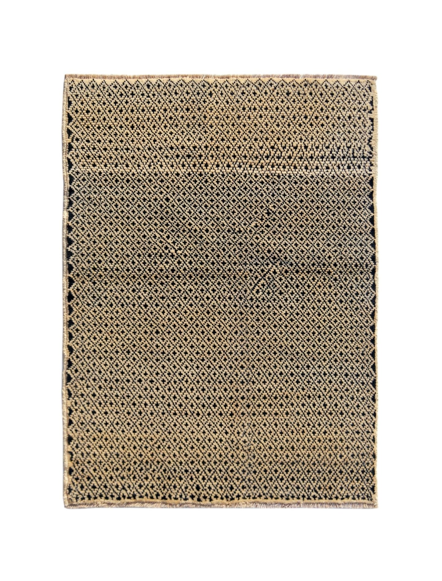 Handmade Tribal Afghan Rug | 119 x 87 cm | 3'11" x 2'10" - Najaf Rugs & Textile