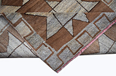 Handmade Tribal Afghan Rug | 119 x 96 cm | 3'11" x 3'2" - Najaf Rugs & Textile