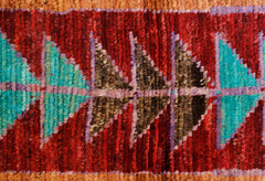 Handmade Tribal Afghan Rug | 128 x 86 cm | 4'3" x 2'10" - Najaf Rugs & Textile