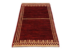 Handmade Tribal Afghan Rug | 130 x 82 cm | 4'4" x 2'8" - Najaf Rugs & Textile