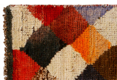 Handmade Tribal Afghan Rug | 131 x 100 cm | 4'4" x 3'4" - Najaf Rugs & Textile