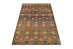 Handmade Tribal Afghan Rug | 150 x 102 cm | 4'11" x 3'4" - Najaf Rugs & Textile