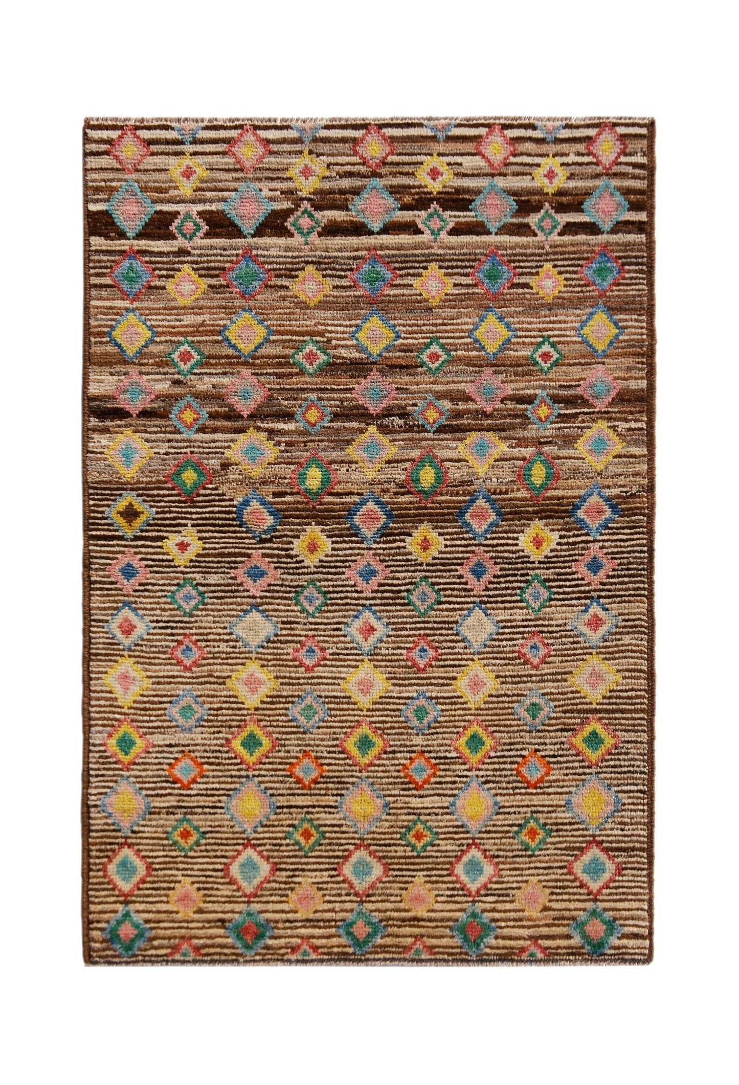 Handmade Tribal Afghan Rug | 150 x 102 cm | 4'11" x 3'4" - Najaf Rugs & Textile