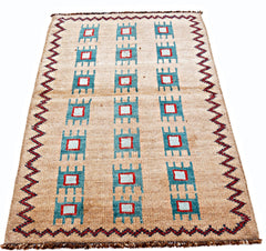 Handmade Tribal Afghan Rug | 153 x 102 cm | 5'1" x 3'4" - Najaf Rugs & Textile