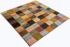 Handmade Tribal Afghan Rug | 162 x 151 cm | 5'4" x 5' - Najaf Rugs & Textile