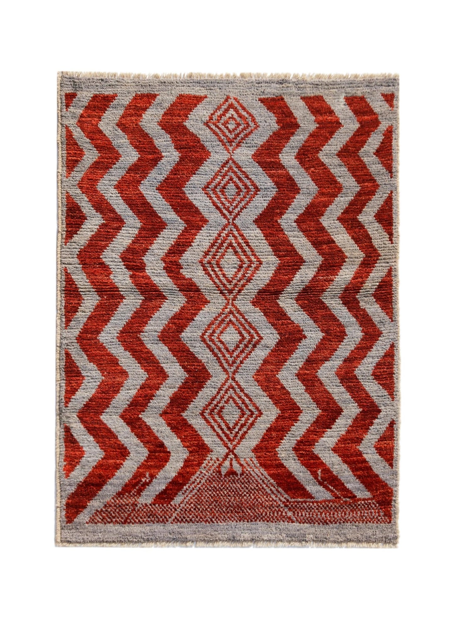 Handmade Tribal Afghan Rug | 166 x 124 cm | 5'6" x 4'1" - Najaf Rugs & Textile