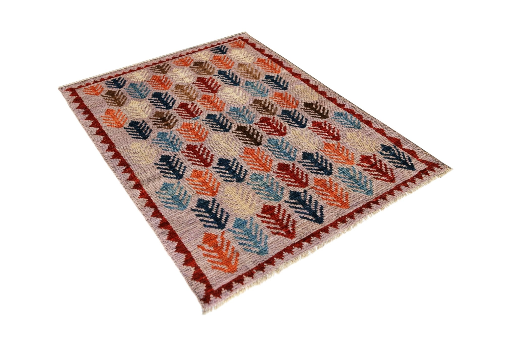 Handmade Tribal Afghan Rug | 170 x 121 cm | 5'7" x 4' - Najaf Rugs & Textile