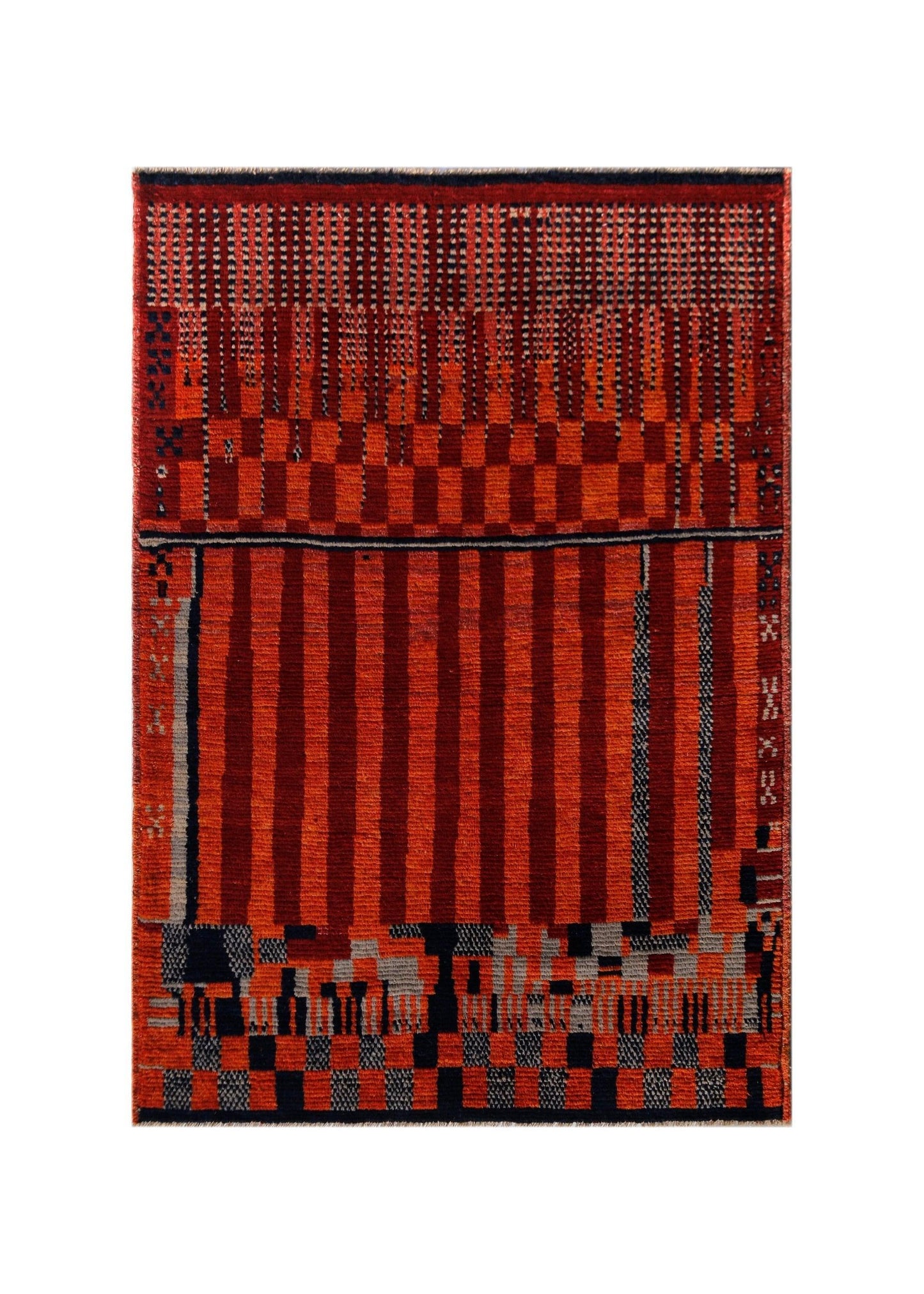 Handmade Tribal Afghan Rug | 173 x 119 cm | 5'9" x 3'11" - Najaf Rugs & Textile