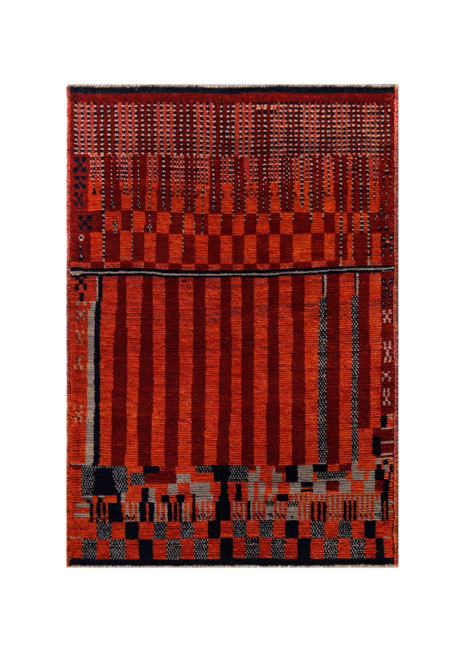 Handmade Tribal Afghan Rug | 173 x 119 cm | 5'9" x 3'11" - Najaf Rugs & Textile