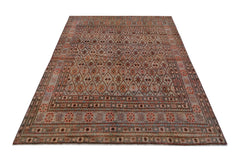 Handmade Tribal Afghan Rug | 275 x 210 cm | 9'1" x 6'11" - Najaf Rugs & Textile