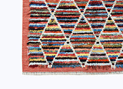 Handmade Tribal Afghan Berber Hallway Runner | 300 x 89 cm | 9'10" x 2'11" - Najaf Rugs & Textile