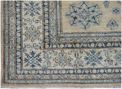 Handmade Traditional Afghan Super Kazakh Rug | 293 x 249 cm | 9'8" x 8'2" - Najaf Rugs & Textile
