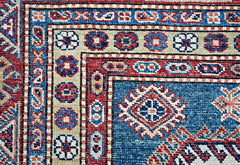 Handmade Afghan Super Kazakh Rug | 318 x 245 cm | 10'6" x 8'10" - Najaf Rugs & Textile
