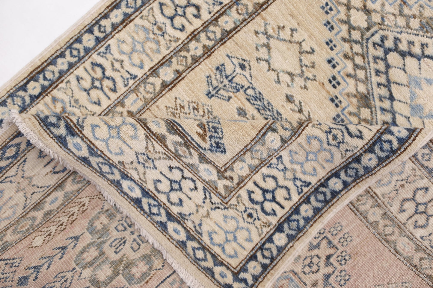 Handmade Super Afghan Kazakh Hallway Runner | 1015 x 92 cm | 33'3" x 3' - Najaf Rugs & Textile