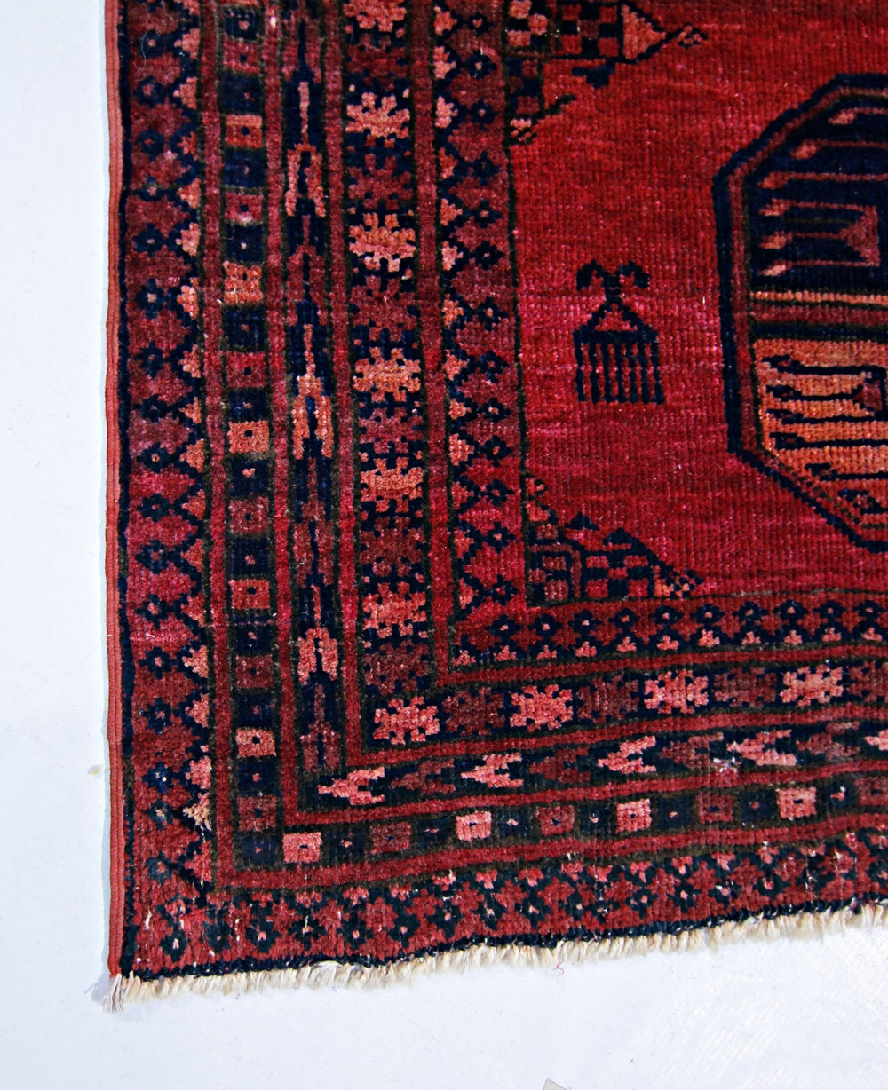 Antique Turkmen Ersari Rug