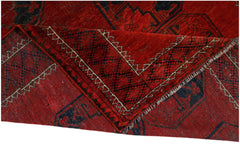 Handmade Antique Afghan Turkmen Rug | 200 x 134 cm | 6'7" x 4'5" - Najaf Rugs & Textile