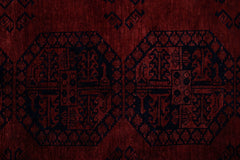 Handmade Antique Afghan Turkmen Rug | 335 x 246 cm | 11' x 8'1" - Najaf Rugs & Textile